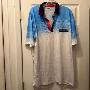 NWOT Golfie Up mens polo shirt